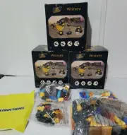 Lot of 4)WisToyz TakeApart Toys,Vehicle, Assembling Engineering Car,Construction