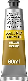 Winsor & Newton Galeria Acrylic Paint, 60 ml, Yellow Ochre 744 S1