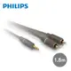 【PHILIPS 飛利浦】 1.5m 立體聲音源線3.5mm轉2RCA SWA4527S/10 (3.8折)