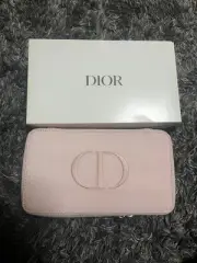 Christian Dior Makeup Pouch Bag Vanity Case Novelty Pink
