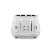 DeLonghi Distinta Moments 4 Slice Toaster - Sunset White