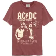 ACDC Highway To Hell T-Shirt Adult Midland, TX Comfort Color Rock Music Merch