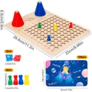 Wooden Math Multiplication Board Montessori Children Counting Toy Kids NXX