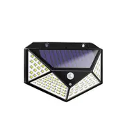 100 Led Solar Powered Pir Motion Sensor Street Wall Light Outdoor Security Lamp