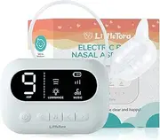 LittleTora Pro Baby Nasal Aspirator - Hospital Grade 9 Adjustable Suction Level with Built-in Music and Night Light - Rechargeable Snot Nose Sucker for Infants Babies Kids Toddlers - Booger Removal