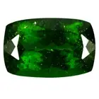 6.53 ct Remarkable Cushion Cut (14 x 9 mm) (Un-Heated) Green Chrome Diopside