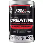 VitalStrength Creatine 450g - Micronized Monohydrate for Strength & Performance