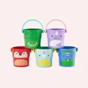Skip Hop - Zoo Bath Stack & Pour Buckets - 5piece by Skip Hop | the memo