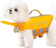 Dog Water Jacket - Small Dog Swim Jacket | with Rescue Handle, Non-Slip, High Flotation Pet Lifesaver, Safety Clothing for Swimming Boating Kayaking