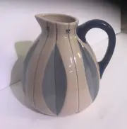 NEW Tender Heart Blue Leaf pitcher 2001 7.25” Farmhouse