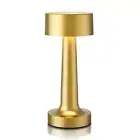 Portable LED Table Lamp, 3-Levels Brightness Metal Desk Lamp,3 Color Touch Co...