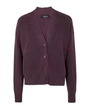 Fabiana Filippi Chunky-Knit Lurex Detailed Cardigan IT42 Black