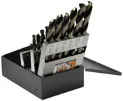 R.w. Thompson Inc 25KK5M 25 Piece Metric Jobber Length Drill Bit Set M1 - M13 X
