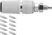 High -performance -4 Mm Banana Plug Socket Wide Application for Loudspeaker Terminals 10PCs (Black)