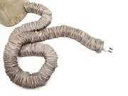 Taupe 9 ft x 2 inLamp Cord Cover, Fabric Cord Cover, Cord Sleeve USA