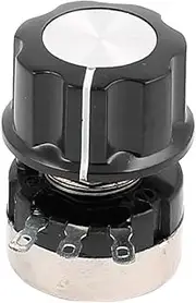 Aexit RV24YN20S (Control electrical) 503K ohm Round Shaft Carbon Linear Variable Potentiometer w (31ry78qf70) Rotary Knob