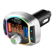 Wireless Bluetooth FM Transmitter Car Radio MP3 Player Adapter USB Fast Charger (for: Fiat)