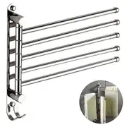 Aiducho Swivel Towel Rail, Towel Holder Stainless Wall-mounted Towel Holder