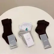 4 Pairs of Jacadi Cotton Blend Winter Socks Multi Sizes NWT Kids Socks (3M-12M)