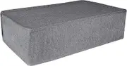 PlayVita Nylon Horizontal Dust Cover for ps5, Soft Neat Lining Dust Guard for ps5 Console, Anti Scratch Waterproof Cover Sleeve for ps5 Console Digital Edition & Disc Edition - Gray