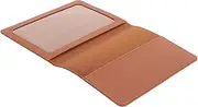 [LIFKOME] Leather Passport Holder Wallet Durable Travel Document Organizer with Unique Embossed Design Water Resistant Cover for Multiple Documents for Men and Women Travel