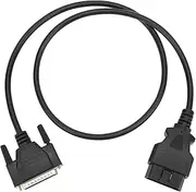 Diagnostic OBD2 Male to DB25 Male Cable Adapter, 16Pin, 102cm/40in Replacement for SBB V33 Key Programmer, Ideal for Automotive Technicians and Enthusiasts