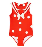 [Mini Rodini] Mini Rodini Sailor polka dot swimsuit Y 10/11 red