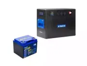 Kings BatBlock25 - 12V Plug and Play Battery Box + 60Ah Lithium LiFePO4 Battery