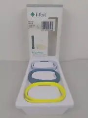 Fitbit Flex 2 Classic Accessory Band 3 Pack Yellow Grey Navy Replacement L/G