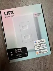 LIFX 2-Button Smart Switch in-Wall Wi-Fi Smart Switch LFSPWHT1FUS