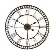 Large Metal Wall Clock - Hampton