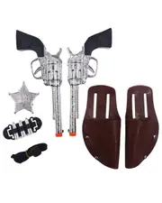 Sheriff Gun and Holsters Costume Weapon Set