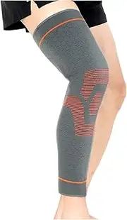 Leggings Set Style 3D Weaving Compression Lengthen Knee Sleeve Leg Warmer Thigh Calf Protect for Men and Women Legging Set (Size : S and M)