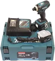 [Makita] DTD134RMJ Cordless Impact Wrench 14.4 V / 4.0 Ah, 2 Batteries + Charger in MAKPAC, Colour, with 2 x 4.0 Ah Batteries