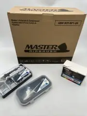 Master 3 Airbrush & Compressor Model ABD KIT-SP7-20 + 2 New Airbrushes + Ink NEW