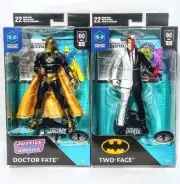 McFarlane DC Direct Dr. Fate and Two Face Platinum Silver Age Doctor ships today