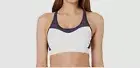 $265 Brooks Women's Brooks Blue White Crossback Workout Sports Bra Size XS