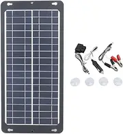 30W Solar Panel Kit High Efficiency Monocrystalline Portable Solar Charger with OBD Plug for Outdoor Camping Traveling Lightweight Durable ABS Material 41x19.5cm