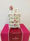 Royal Albert Old Country Roses Porcelain Music Box Dresser '62 Beautiful Dreamer