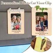 Personalized Photo Car Visor Clip Drive Safe Photo Frame Car Visor Clip √/