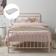 Sonata King Single Bed Pink + Mattress Bundle