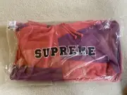 Supreme Patchwork Hooded Sweatshirt Bright Coral Mens Large New With Tags