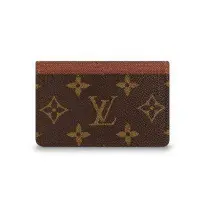 在飛比找Yahoo!奇摩拍賣優惠-LV M61733 Monogram 經典LV花紋三層名片夾