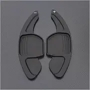Car Steering Wheel Shift Paddles for A*UDI A3 S3 8V/ A4 S4 B8/ A5 S5 /A6 S6 C7/A8 R8 Q5 Q7 Car Steering Wheel Paddle Shift Extend Extension Shifter Aluminum HTEOPOEKFR(for Type B Black)