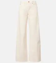 [Slvrlake] Slvrlake Mica low-rise wide-leg jeans 25 beige