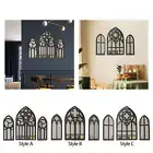 3x Gothic Wall Mirrors Arched Wall Mirrors Arched Frame Wall Mirrors for