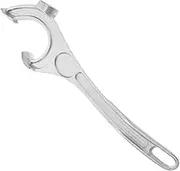 VERDANVERSE Aluminum Lid Remover Multi Functional Spanner Wrench for Easy Opening of Cans and Containers Ergonomic Design for Home Camping and Industrial Use