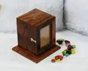 Photo Box Pet Cremation Urn, Personalized Cremation Urns for Ashes, Pet Memorial