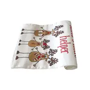 Santa's Little Helper Cotton Table Runner 33 x 180 cm