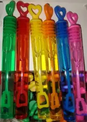 Nasidear 6 Colors Mini Bubble Wands - Pack of 36